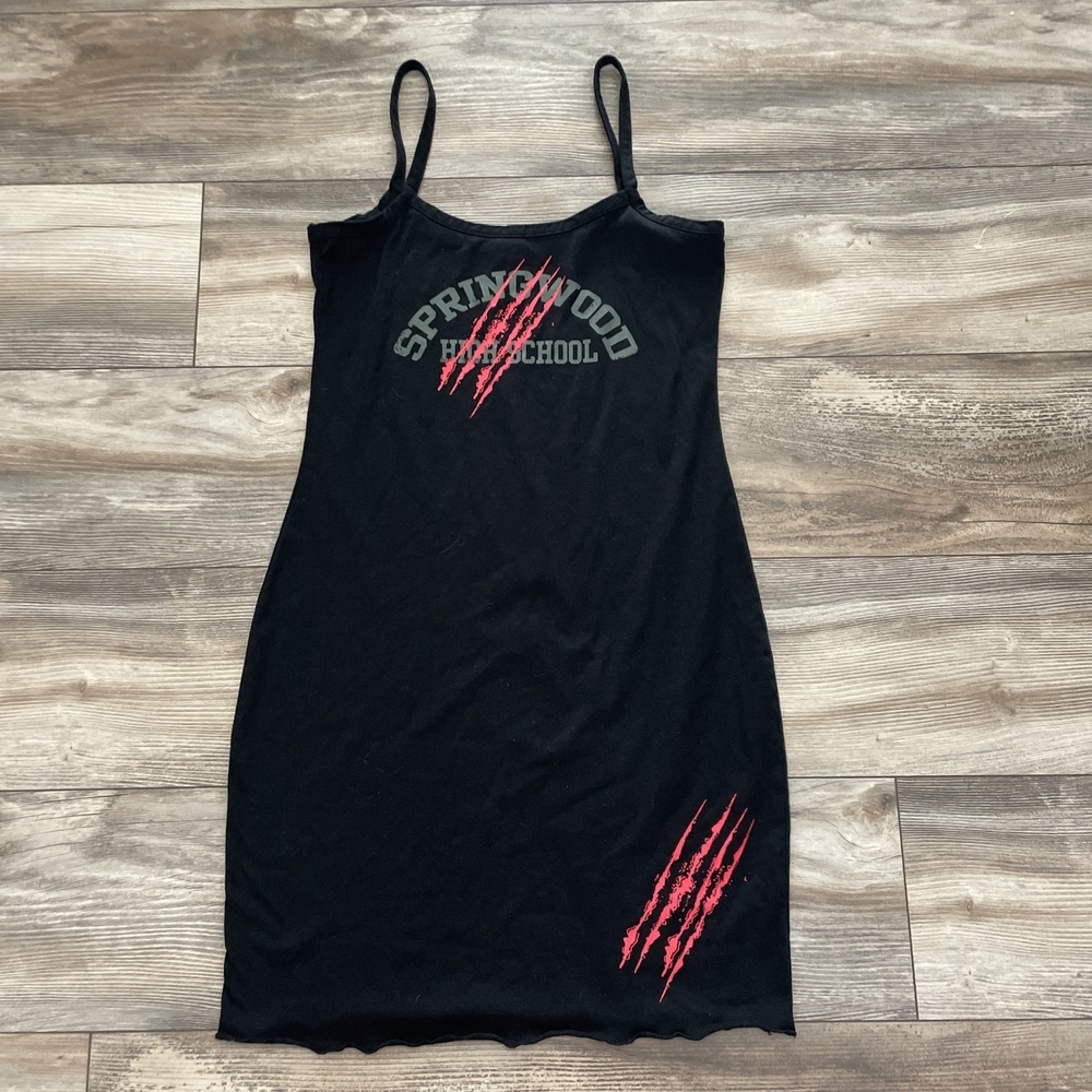 Springwood High School Freddy Kruger Nightmare On Elm Street Mini Dress Sz L